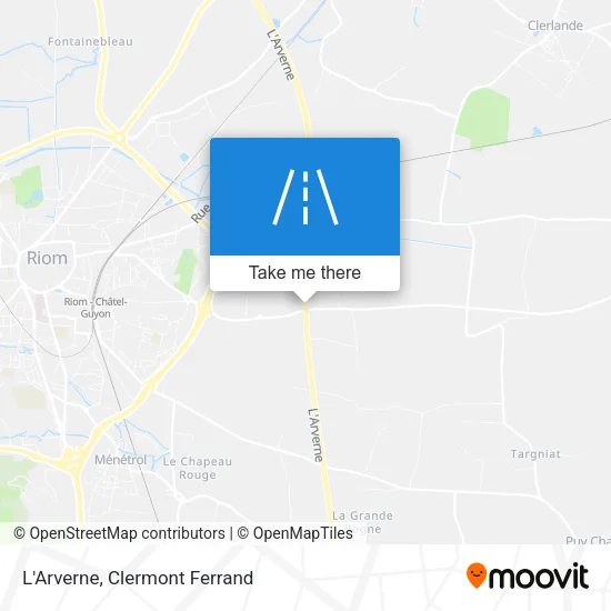 Mapa L'Arverne