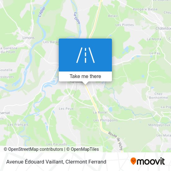 Avenue Édouard Vaillant map