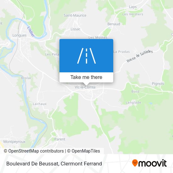 Boulevard De Beussat map