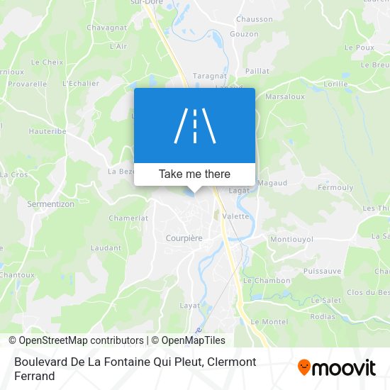 Boulevard De La Fontaine Qui Pleut map