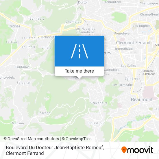 Mapa Boulevard Du Docteur Jean-Baptiste Romeuf