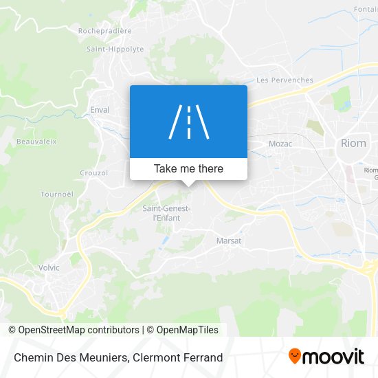Chemin Des Meuniers map