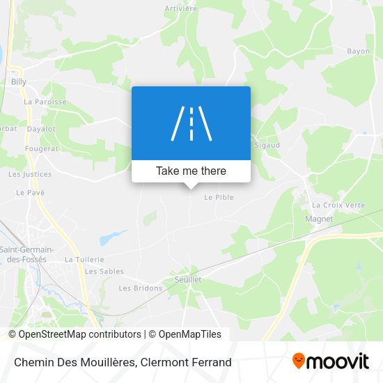 Chemin Des Mouillères map