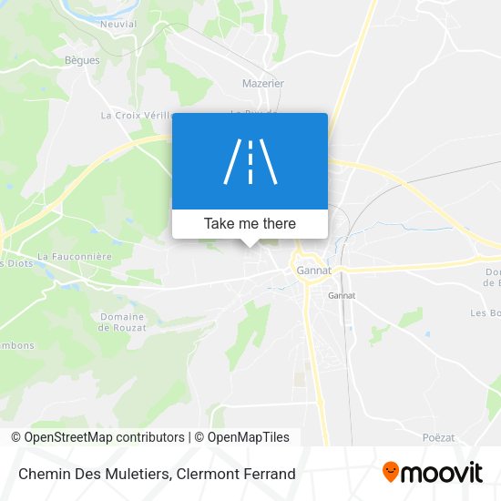 Chemin Des Muletiers map