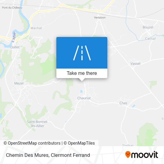 Chemin Des Mures map