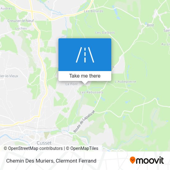 Chemin Des Muriers map