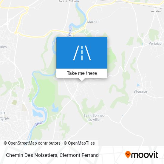Chemin Des Noisetiers map
