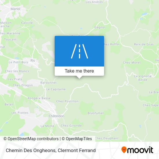 Chemin Des Ongheons map