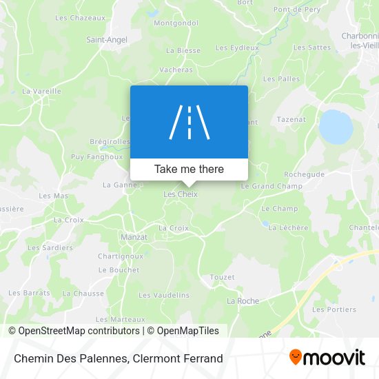 Chemin Des Palennes map
