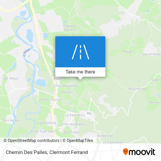 Chemin Des Palles map
