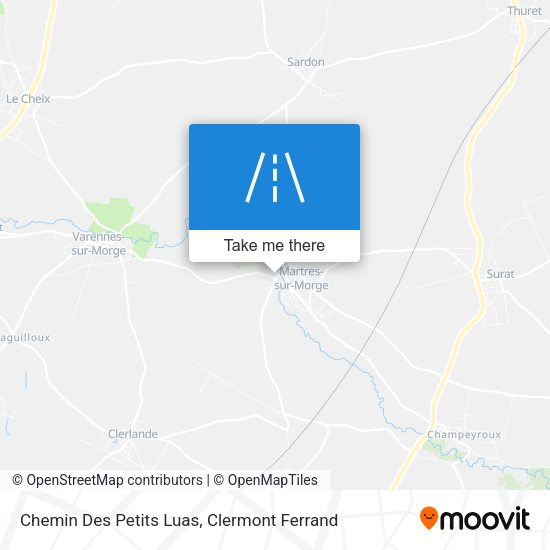 Chemin Des Petits Luas map