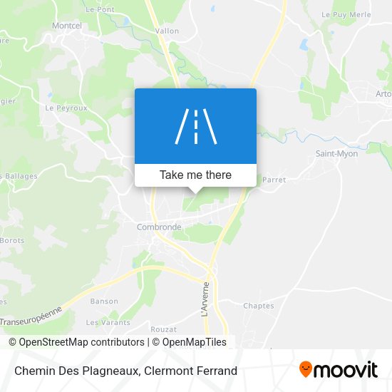 Chemin Des Plagneaux map