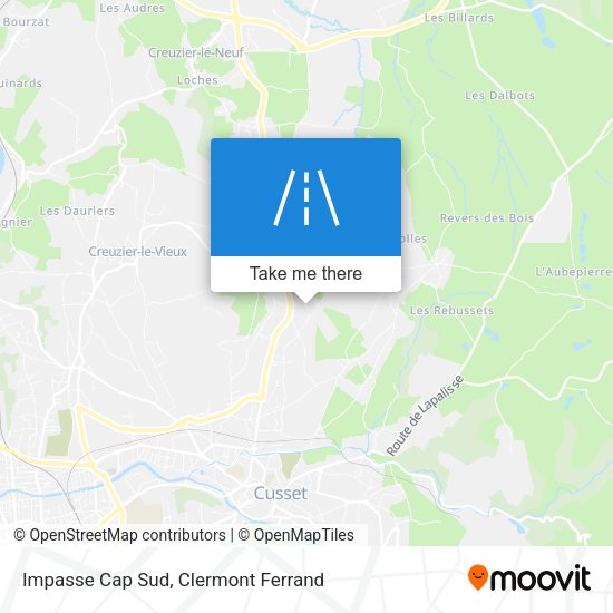 Impasse Cap Sud map