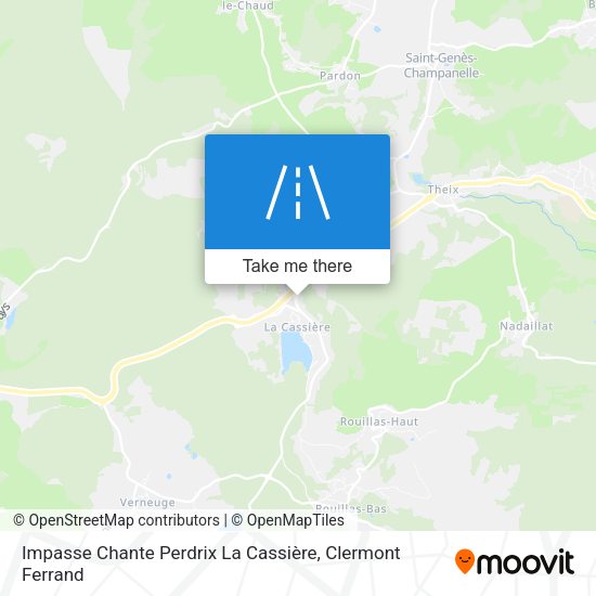 Impasse Chante Perdrix La Cassière map