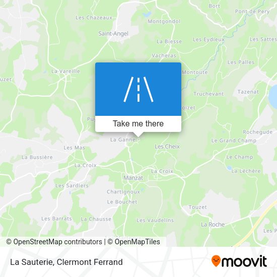 La Sauterie map