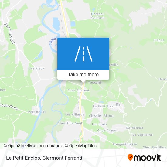 Le Petit Enclos map