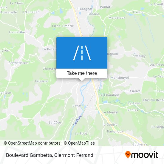 Boulevard Gambetta map