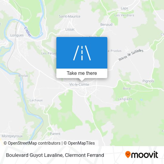 Boulevard Guyot Lavaline map