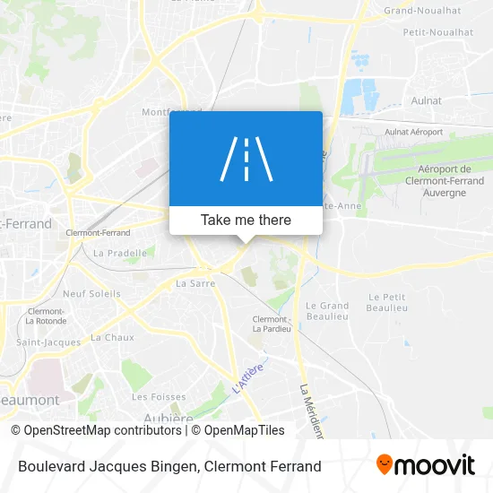 Boulevard Jacques Bingen map