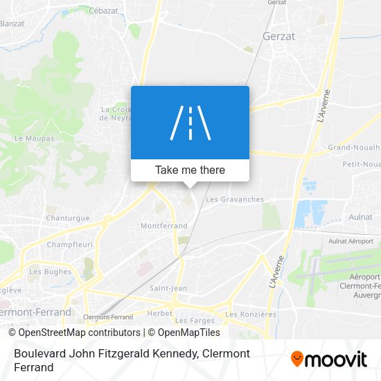Boulevard John Fitzgerald Kennedy map