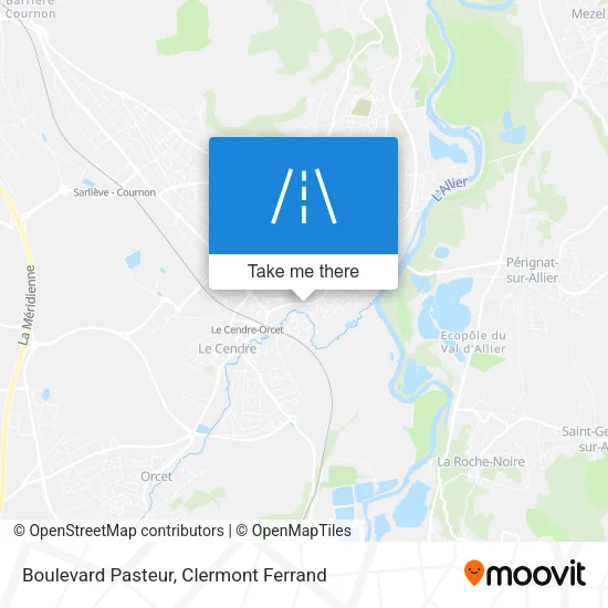 Boulevard Pasteur map