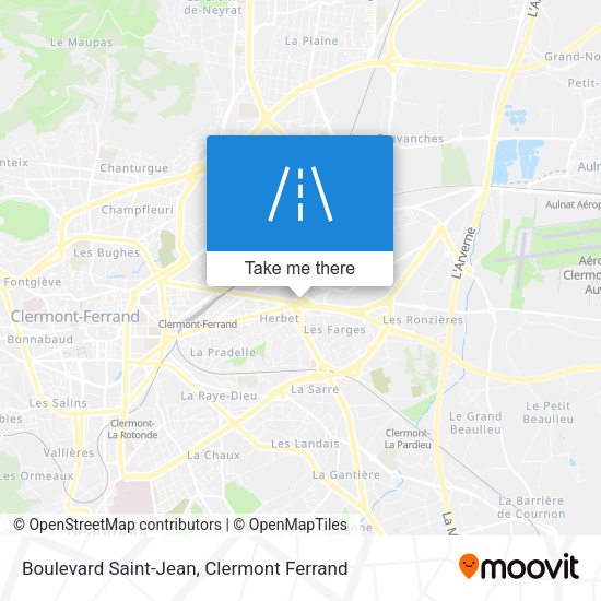 Boulevard Saint-Jean map