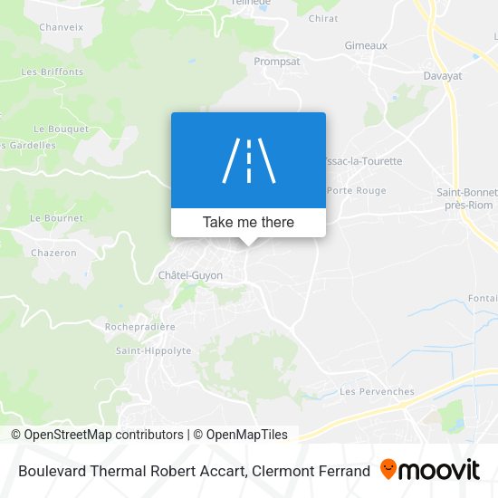 Boulevard Thermal Robert Accart map