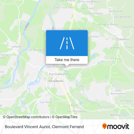 Boulevard Vincent Auriol map