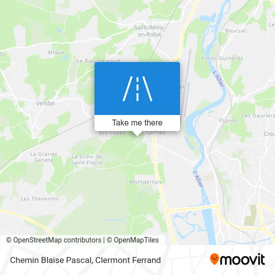 Chemin Blaise Pascal map