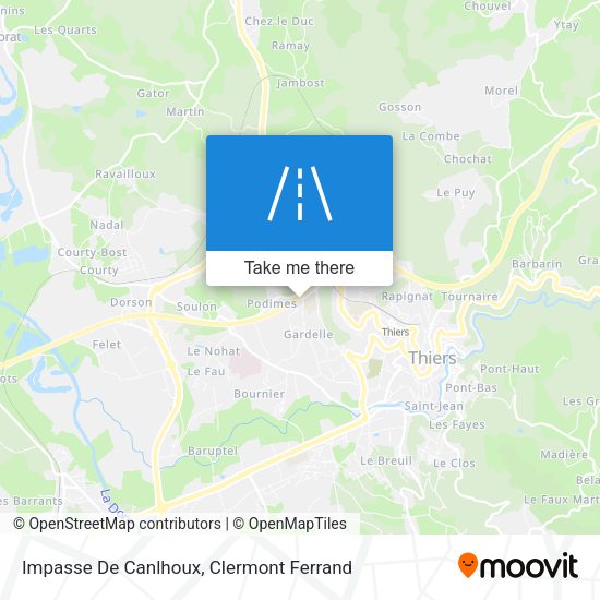 Impasse De Canlhoux map