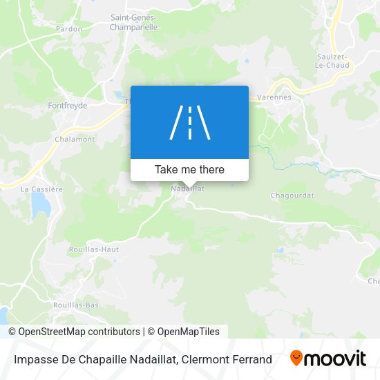 Impasse De Chapaille Nadaillat map