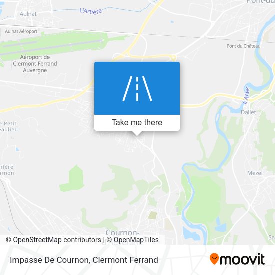 Impasse De Cournon map