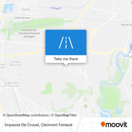 Impasse De Crouel map
