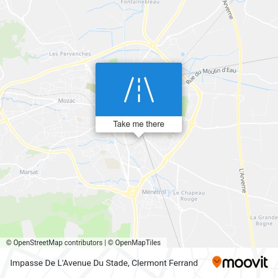 Impasse De L'Avenue Du Stade map