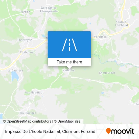 Impasse De L'École Nadaillat map