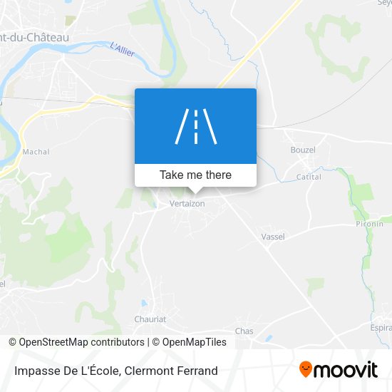 Impasse De L'École map