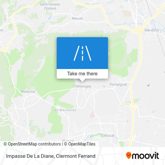 Impasse De La Diane map
