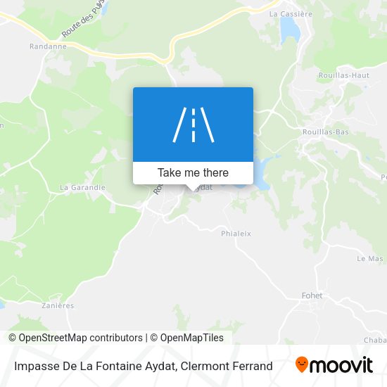 Impasse De La Fontaine Aydat map