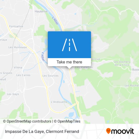 Impasse De La Gaye map