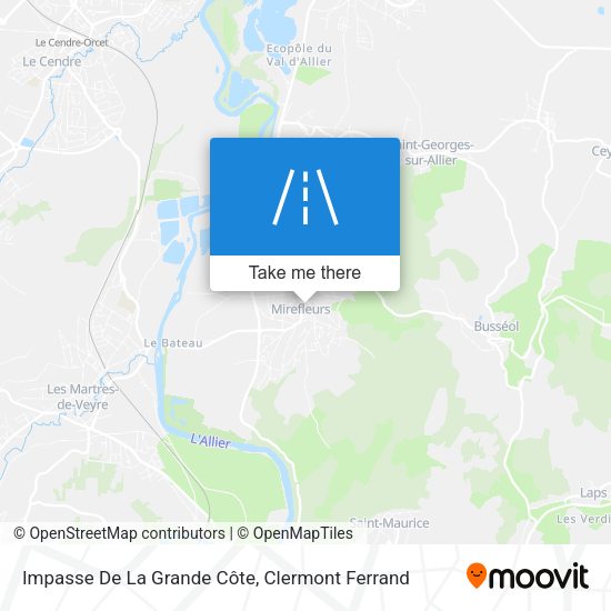Impasse De La Grande Côte map
