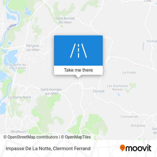 Impasse De La Notte map