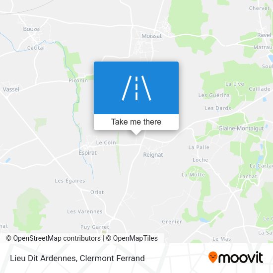 Lieu Dit Ardennes map