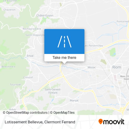 Lotissement Bellevue map