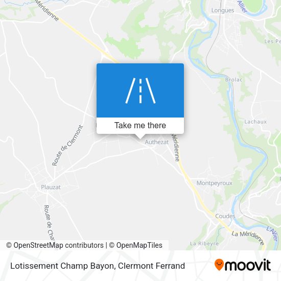 Lotissement Champ Bayon map