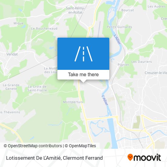 Lotissement De L'Amitié map