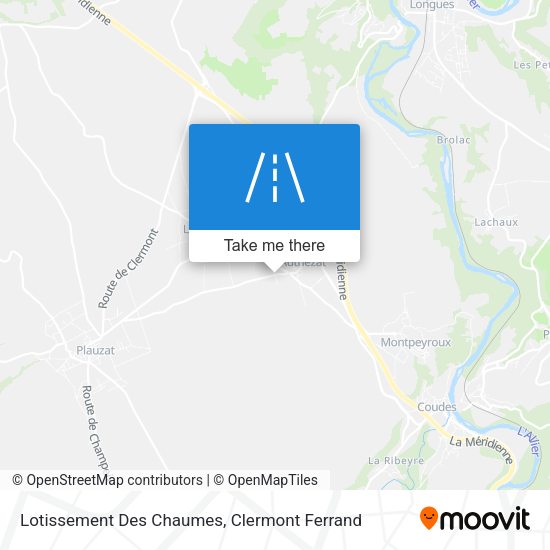 Lotissement Des Chaumes map