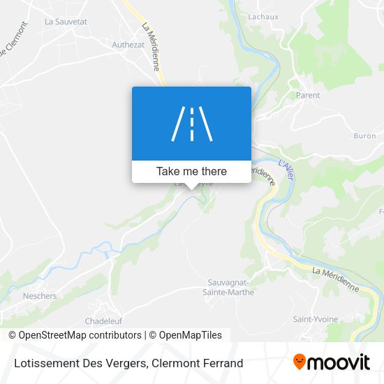 Lotissement Des Vergers map