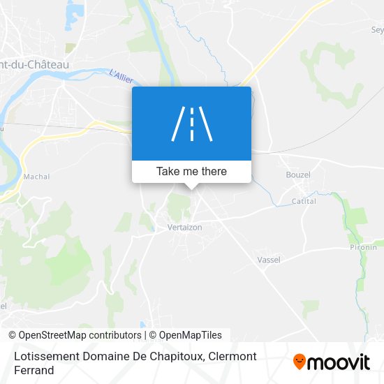 Lotissement Domaine De Chapitoux map