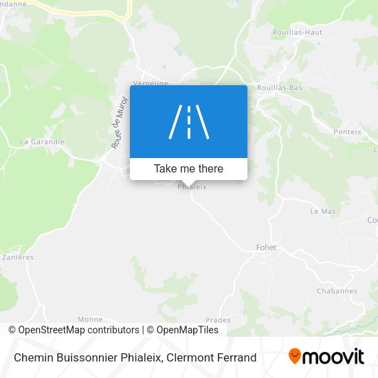 Chemin Buissonnier Phialeix map