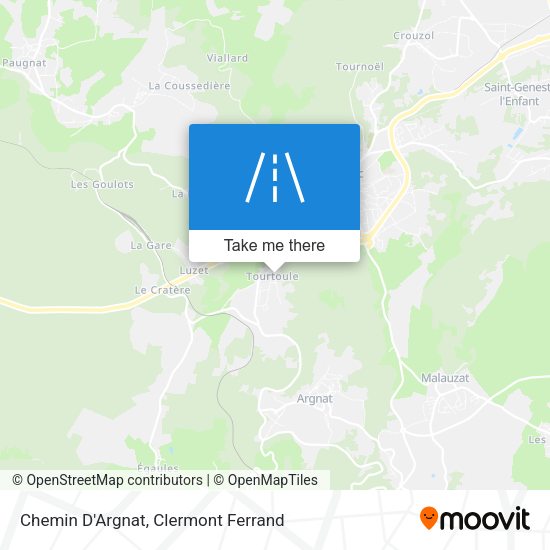 Chemin D'Argnat map